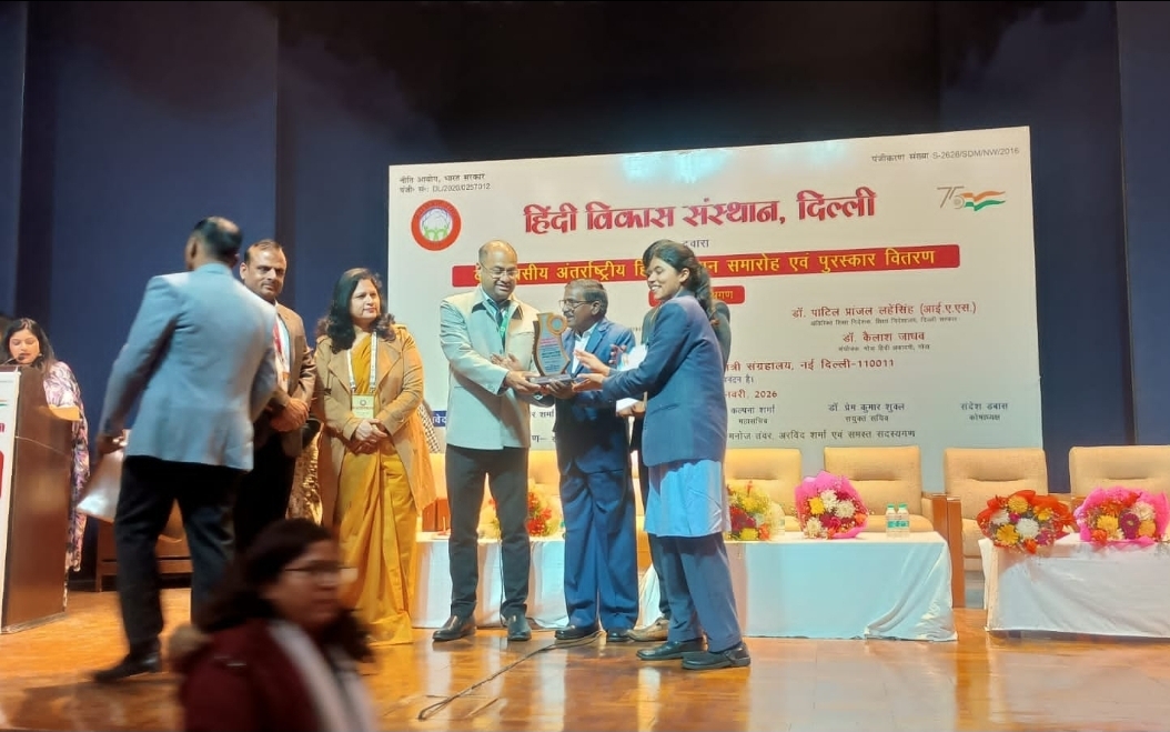 छात्रा धन्या अग्रवाल को मिला   राष्ट्रीय प्रतिभा सम्मान