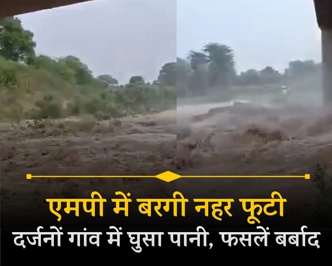 जबलपुर: बरगी थाना क्षेत्र में नहर टूटने से भारी नुकसान